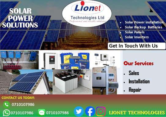 SOLAR POWER SOLUTIONS. HOME SOLAR POWER SYSTEMS image 1