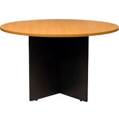 Solid Wood Round Coffee Table image 1