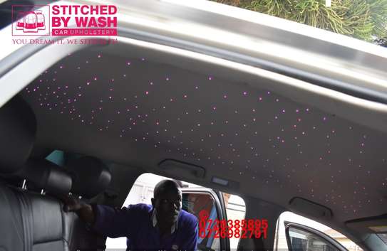 Touareg roof upholstery with stars image 1