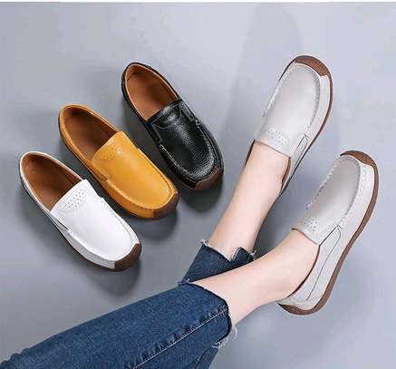 Ladies Leather Loafers Size 36-43 image 4