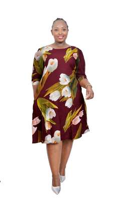 Quality Floral Urban Drip Latest Classic Ladies Dresses
Size 46 to 54
Ksh.1999 image 3
