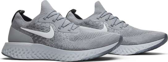 The Nike Epic React Flyknit Grey image 1