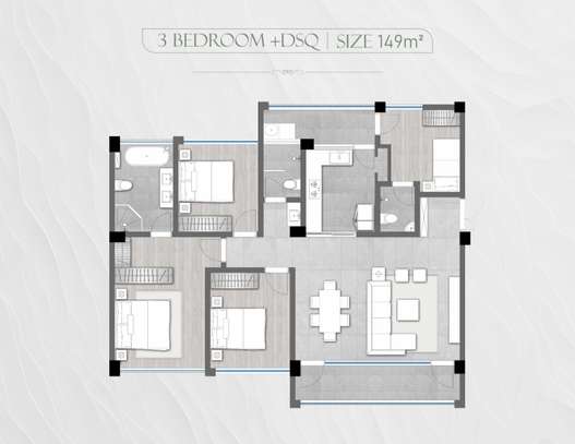 3 Bed Apartment with En Suite in Windsor image 9