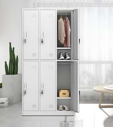 Gym Cabinet; 6 Door Gym Luggage Steel Cabinet image 12
