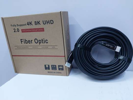 50M / 164 Ft Fiber Optic 4K@60hz HDMI 2.0 Active Optical Cab image 1