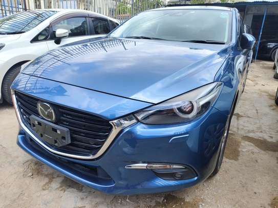 Mazda Axela blue 4wd 2017 image 2