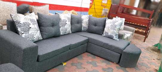 6 seater gray Lshaped....ready made!! image 1