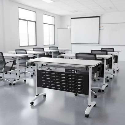Modern Foldable 120cm Training Table image 5