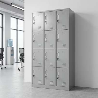 12-Locker Steel Office Cabinet image 7