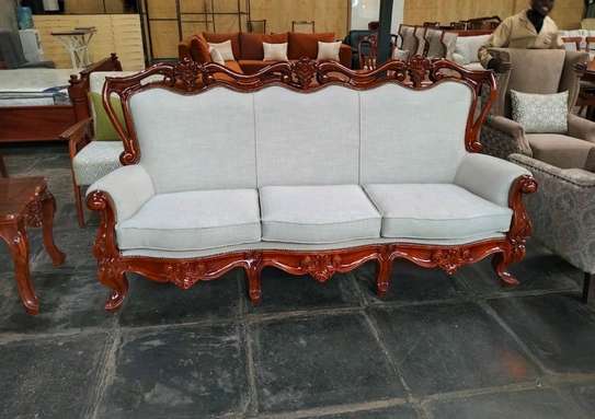 Seven seater antique sofa sets image 7