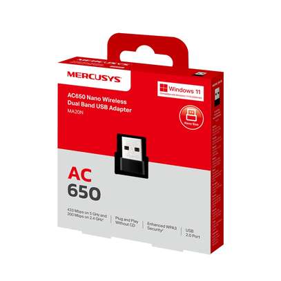 Mercusys MA20N Nano USB Wireless Adapter image 3
