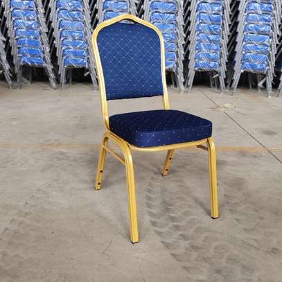 Conference Chairs;Blue Stackable Conference Chair In Kaplong image 2