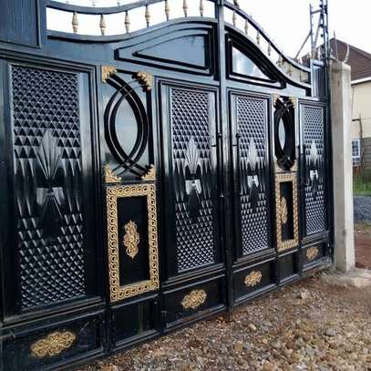 Modern steel security gates image 3