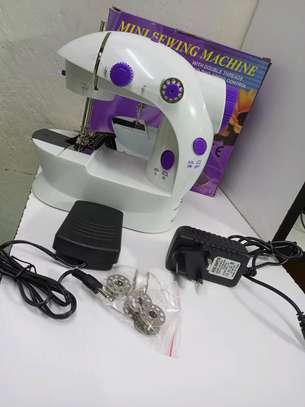 Portable beginner friendly electric sewing machine image 1