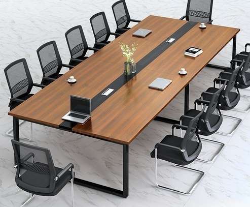Office Table : Professional Imported Conference Table – 2.4M image 6