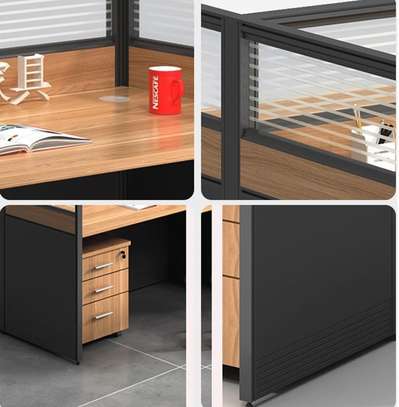 4-Way Open View Secured Modular Workstation image 13