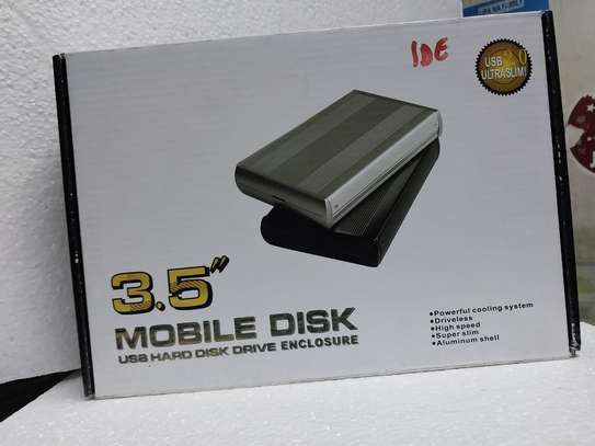 IDE 3.5" External Hard Drive Enclosure - with Power Supply - image 3