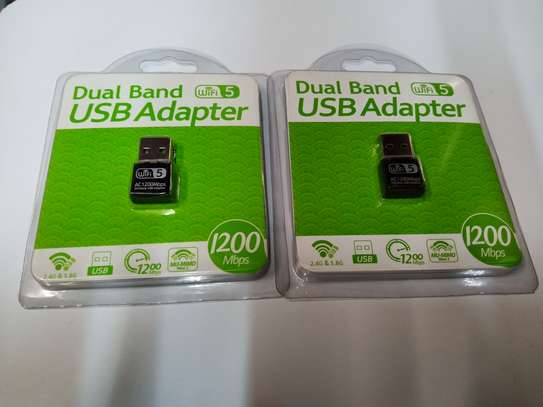 USB WiFi 5 Adapter-Dual Band 2.4G/5G WiFi Dongle AC Mini image 2