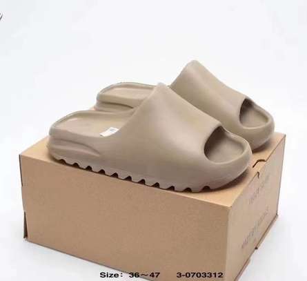 Adidas Yeezy Slide Pure Brown Casual Shoes image 1