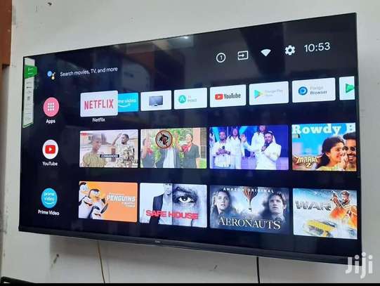 Syinix 43" Smart Android TV Frameless - Black image 3