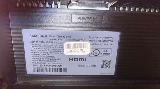 SAMSUNG CH890 34" Ultrawide QHD 4K Curved Monito USB-C. image 4