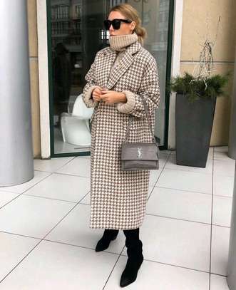 Houndstooth Trench Coats image 3