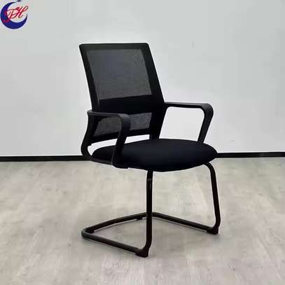 Office Chair: Simple Staff Office Chair With Backrest image 3