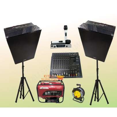 TAGWOOD Public Address System With Tagwood Speakers 2pc image 1