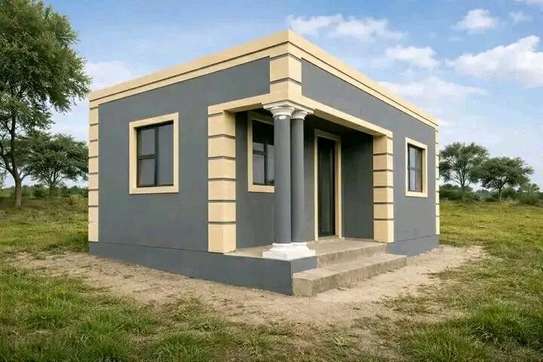 Modern Multi-Story House Under Construction Concrete image 5