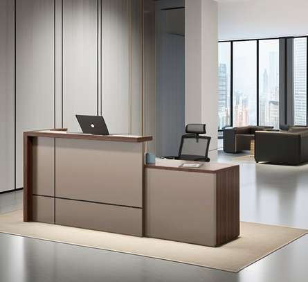 Office Desk : Office Reception Counter Desk image 5