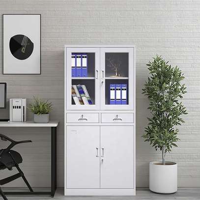 Durable Steel Storage Cabinet – Office Bookshelf image 2