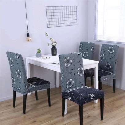 6pcs Stretchable Dining Seat Covers image 2
