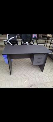 Office desk in dark grey image 1