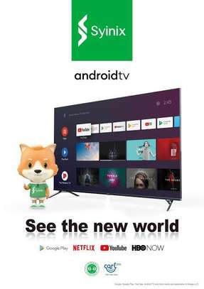 Syinix 65inch Smart Android Tv 4K UHD Frameless+Bluetooth image 1