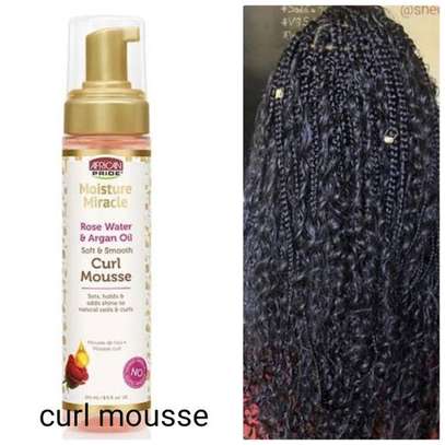 AFRICAN PRIDE Curl Mousse Rose Water And Argan Oil image 1