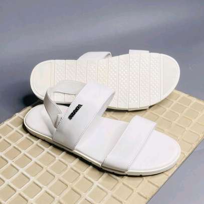 Ferragamo Versace Gucci Open Leather Slides* image 2