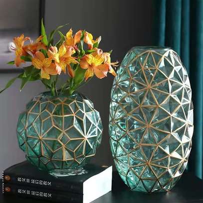 Crystal Glass Flower vase image 2