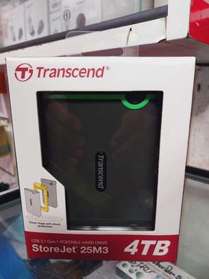 TRANSCEND 4TB USB 3.1 External HDD – Iron Grey and Purple image 3