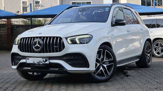 Mercedes GLE 53 AMG White Luxury SUV image 8