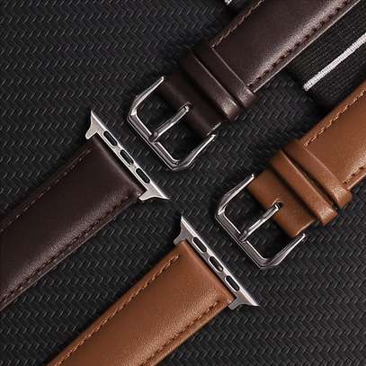 New Leather Smartwatch Straps for Apple Watch image 2
