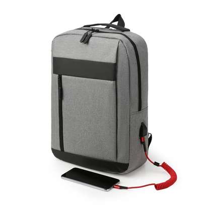 Travel/laptop and school backpack with usb port image 1
