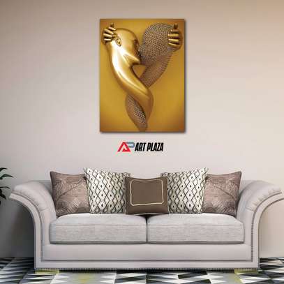 Gold theme Wall Art Decor image 1