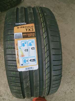 265/35R18 Brand new Tracmax tires. image 1