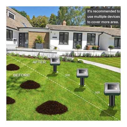 Solar-Powered Pest Repeller For Moles And Rodents, 2 Pack image 5