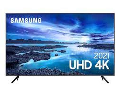 SAMSUNG 55 INCH 55AU7700 SMART UHD-4K FRAMELESS TV image 1