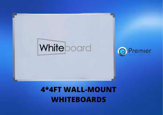 Whiteboards 4*4 Ft Wall Mounted Whiteboard image 1