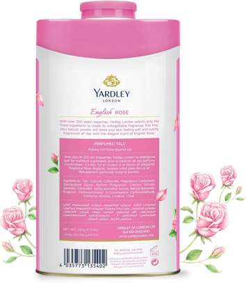Yardley English Perfumed Talc, Rose image 3