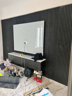 fluted panels tv wall beauty image 2