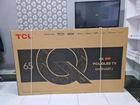 65 inch TCL Smart QLED UHD 4K Frameless Television image 1