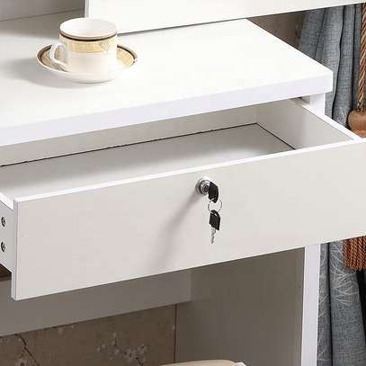 Dressers; Personal Sanctuary Dressing Vanity Set With Mirror image 2
